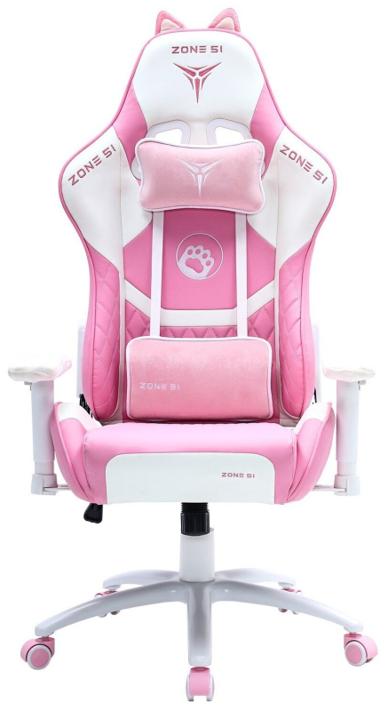 Купить Кресло компьютерное игровое ZONE 51 KITTY Pink